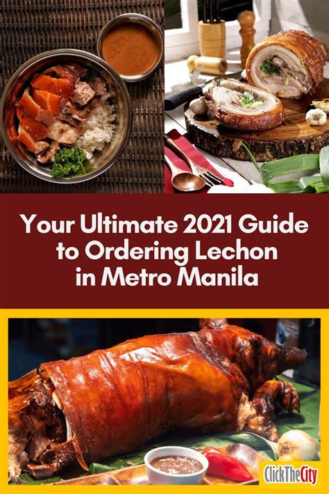 Your Ultimate 2021 Guide to Ordering Lechon in Metro Manila.